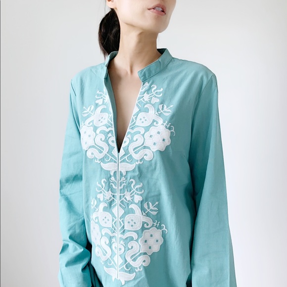 CHICBOMB Dresses & Skirts - EMBROIDERED RESORT MAXI DRESS